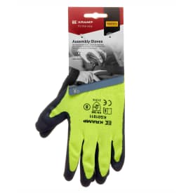 Kramp montagehandsker light, Gul, 11/2XL