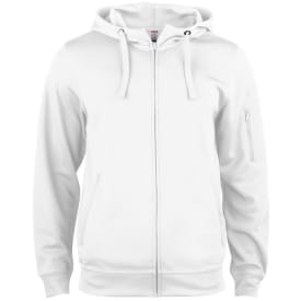 Clique Basic Active hættetrøje, Hvid, 4XL