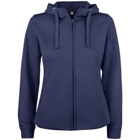 Clique Basic Active dame hættetrøje, Mørk Marine, XS