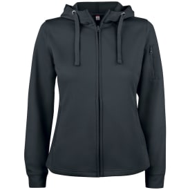 Clique Basic Active dame hættetrøje, Sort, L