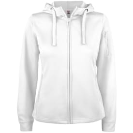 Clique Basic Active dame hættetrøje, Hvid, M