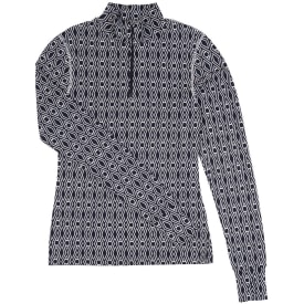 Joha Anne langærmet dameundertrøje, Blå, 2XL