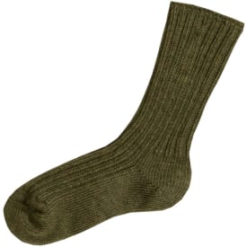 Joha uld strømper, Dark Moss Melange, 35-38