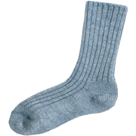 Joha uld strømper, Blue melange, 35-38
