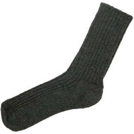 Joha uld strømper, Dark Grey Melange, 43-46