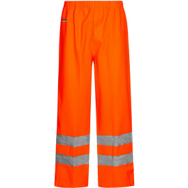 Lyngsøe Multinorm regnbukser, Hi-vis Orange, L