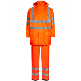 Lyngsøe Hi-Vis regnsæt, hi-vis orange, str. 2XL