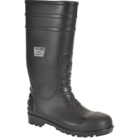 Portwest FW94 Klassisk sikkerhedsgummistøvler S4, Sort, 45