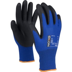 OX-ON Flexible Supreme 1603 arbejdshandsker, Blå/Sort, 8