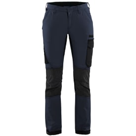 Blåkläder Workwear 7122 servicebukser med 4-vejs stretch, dame, marineblå/sort, str. D23