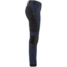 Blåkläder Workwear 7122 servicebukser med 4-vejs stretch, dame, marineblå/sort, str. C32