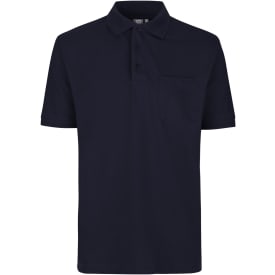 ID PRO Wear Polo T-shirt med brystlomme, Marine, 2XL