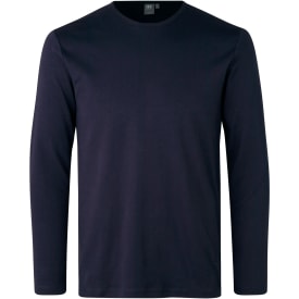 ID Interlock langærmet T-shirt, Marine, 2XL