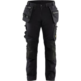 Blåkläder Workwear 1790 håndverkerbukser med 2-veis stretch, sort, str. C48