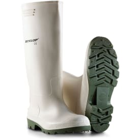 Dunlop Pricemastor gummistøvel, hvit, str. 35