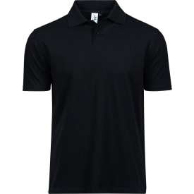 Tee Jays Power poloshirt, sort, str. L