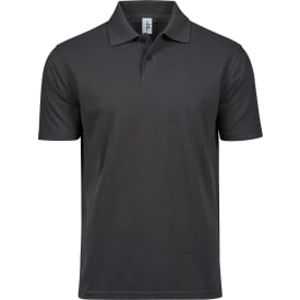 Tee Jays Power pikétröja, mörkgrå, st S