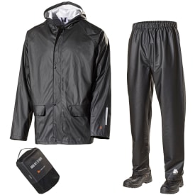 L.Brador regntøj sæt 2210PU, Sort, XL
