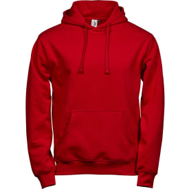 Tee Jays Power hættetrøje, Rød, 4XL