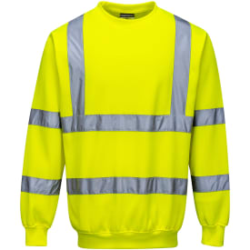 Portwest sweatshirt, Hi-Vis Gul, 4XL