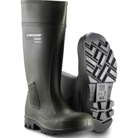 Dunlop Purofort professionel gummistøvler O4, Grøn, 46