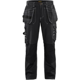 Blåkläder Workwear 1530 håndverkerbukser, sort, str. D120