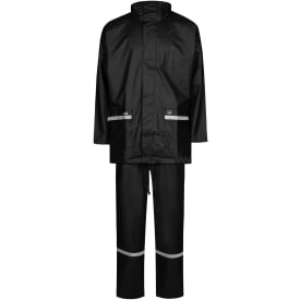 Lyngsøe PU regntøj sæt, Sort, 6XL
