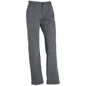 Nybo Workwear Fandango dame kokkebukser, Sort/Grå Stribet, 38