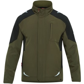 Engel Galaxy softshelljakke, Forest Green/Sort, 4XL