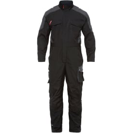 Engel Galaxy kedeldragt, Sort/Antracitgrå, 5XL