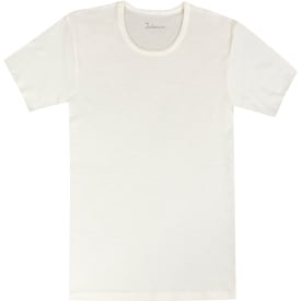 Joha Johansen Christopher T-shirt med merinould, Off White, XL