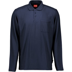 Kansas Match langærmet Polo T-shirt, Marine, S