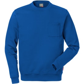 Kansas Match sweatshirt / arbejdstrøje, Blå, L