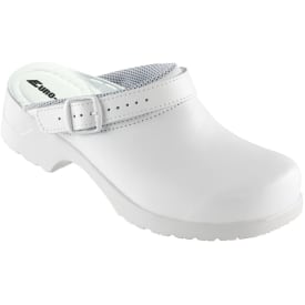 Euro-Dan Flex træsko med hælrem, Hvid, 38