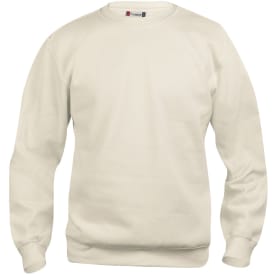 Clique Basic Roundneck sweatshirt, lys khaki, str. XL