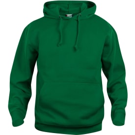 Clique Basic hoodie, flaskegrøn, str. 2XL