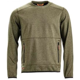 Kramp Active sweatshirt, Olivengrøn, L