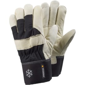 Tegera 203 vinter arbejdshandsker, Sort/Natur, 10