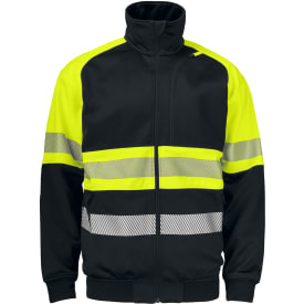 ProJob sweatshirt 6120, Gul/Sort, 2XL