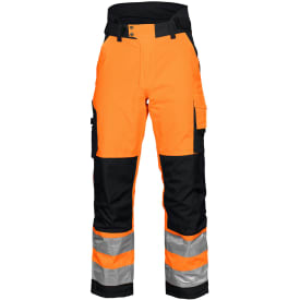 ProJob forede arbejdsbukser 6514, Hi-Vis Orange/Sort, C56