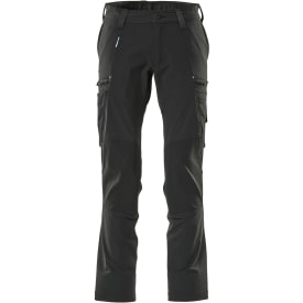 Mascot Advanced arbetsbyxor med stretch, svart, st 82C54