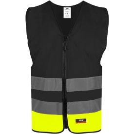 YOU Eskilstuna  refleksvest, Sort, 3XL