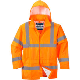 Portwest regnjakke, Hi-vis Orange, 2XL