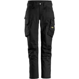 Snickers AllroundWork dame servicebukser 6703, Sort, 88