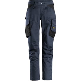 Snickers AllroundWork dame servicebukser 6703, Navy/Sort, 76