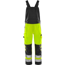 Fristads Green arbejdsoveralls 1030 GPLU, Hi-vis Gul/Sort, C54