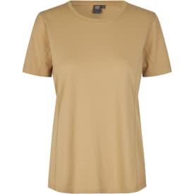 ID dame T-shirt lyocell, Sand, L
