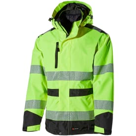 L.Brador 3-i-1 jakke 2122P, Hi-Vis Gul, XL