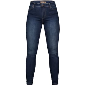 Westborn Slim Fit dame jeans, Denim blue washed, 38/NORMAL