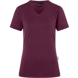 Karlowsky Casual-Flair dame T-Shirt, Aubergine, 2XL